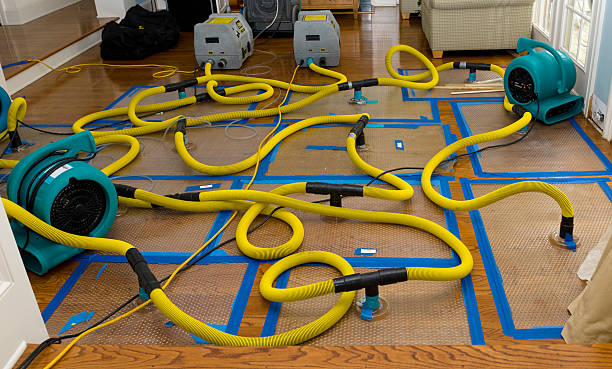 Professional Flood Damage Restoration technician working in Hopkinton, MA